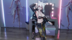 MikuMotion: Estilo antigo gfriend-mago; Cheongsam elegante; Meias pretas sem virilha