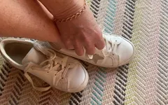 Mrs Mature Feets Stinky Socks Come off After a Long Walk