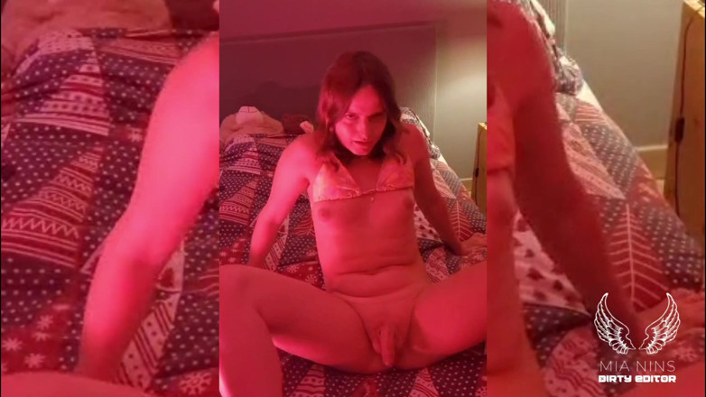 Mianins trans productions: Flaman Trans Alyza Dildo Mastürbasyon Kıçıdan Ağıza