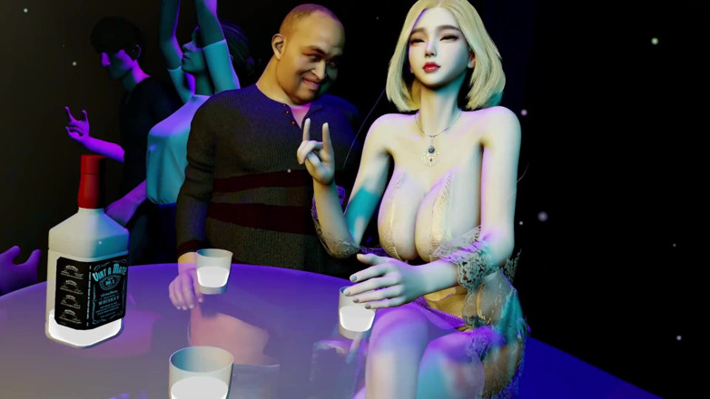 X Hentai: Istri selingkuh di klub malam - animasi 3d