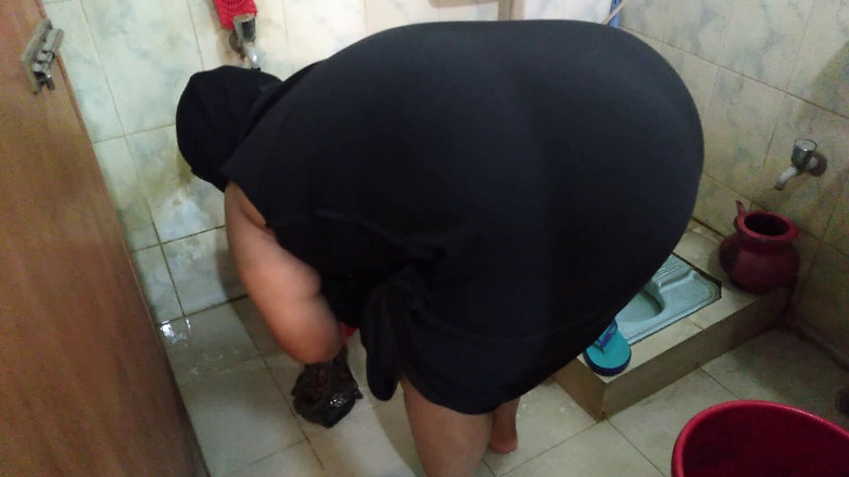 Aria Mia: Friend's Arab Wife Fucked by Best Friend in Bathroom