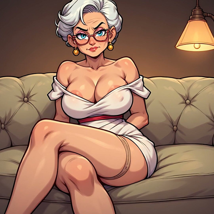 AI Porn: Cartoon Style Art Tits Out MILFs