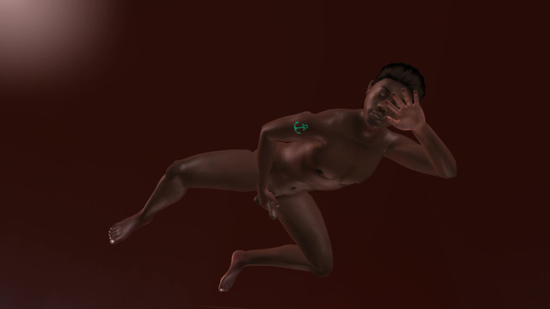 LustMen: Animasi lucah gay 3d - lelaki hitam solo menggoncang batang dalam gaya...