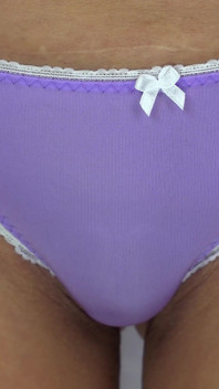 Anabelle Pync - Purple Panty Teasing