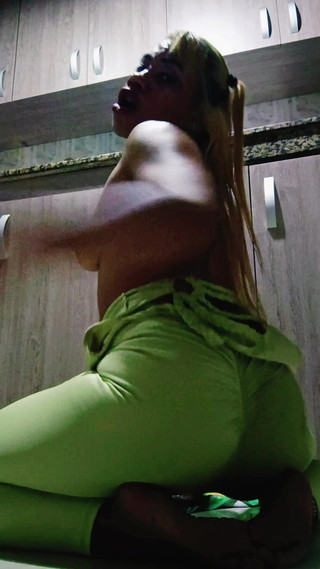 Thumbnail of New Kitchen in My House and Im Crazy Horny Imagine Ur Dick Make Me Very Hard Squirt on the Floor My Big Daddy Love