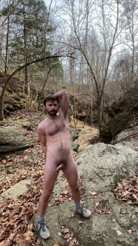 Jerking Naked on My Hike