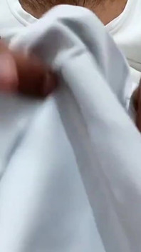 Satin Silk Handjob Porn - Satin Silky White Suit Rub on Dick Head (86)