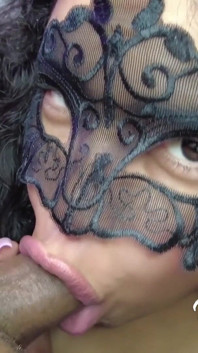 Big Ass Girl Wiggling and Sucking a Big Dick