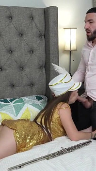 His Hot, Teen Stepdaughter's Moans Sound so Much Better Than Her Flute