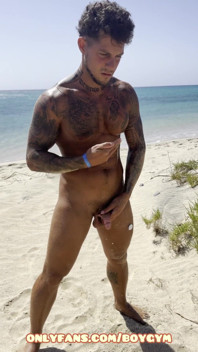 Piss in a Public Beach