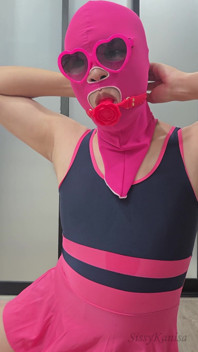 Sissy Kanisa Rose Mouth Gag Dildo Deep Throat
