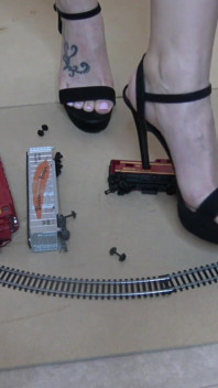 Evil Stepsister Destroys Train Track