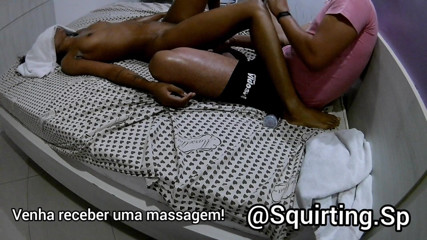 Squirting Sp: Pijat Menyemprotkan #8 Lengkap - Gadis Ebony 22 Tahun
