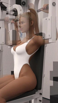 Dominando la caja rosa: sesión de gimnasio con sexy culo universitario - episodio 5