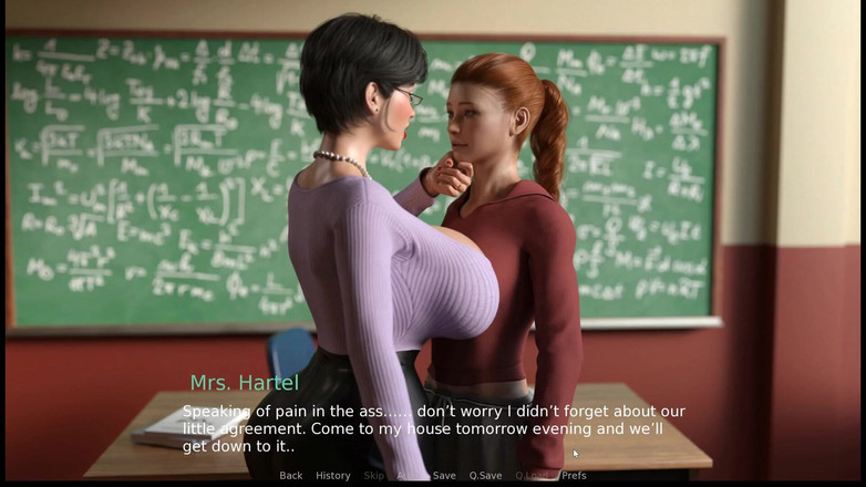 Cum in Futa: ミルフブリーダーふた NTRゲーム変態 エピソード11 主人公がふたなりの生徒たちの尻を舐める!