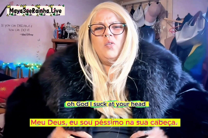 Goddess Maya3ee Rainha: Catena di fumatori psicotici all'aperto durante la modifica video bbw...