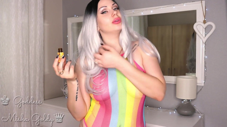 Goddess Misha Goldy: Hipmeryzująca ASMR! Jesteś niczym innym jak pompą węszczącą ćpuna! Pogłębiaj swoje...