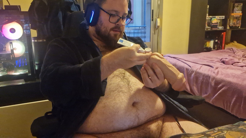 KurisuRedPanda: Trying a New Fleshlight on My Fat Cock