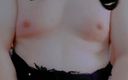 Ladyboy Kitty: Face spanking sissy söt crossdresser slampa vit stora naturliga bröst...