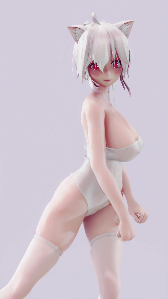 MikuMotion: Sistar - Skaka vita strumpor; Badkläder; Striptease; Storbystad; Långa ben