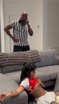Two Big-ass Arabs Fuck the Football Referee - Yasmina Khan and Aaliya Yasin