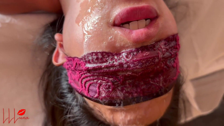LittleLewdLuna: Bound &amp; Broken: Slim Asian Dominated in Tied up Throat Fuck -...