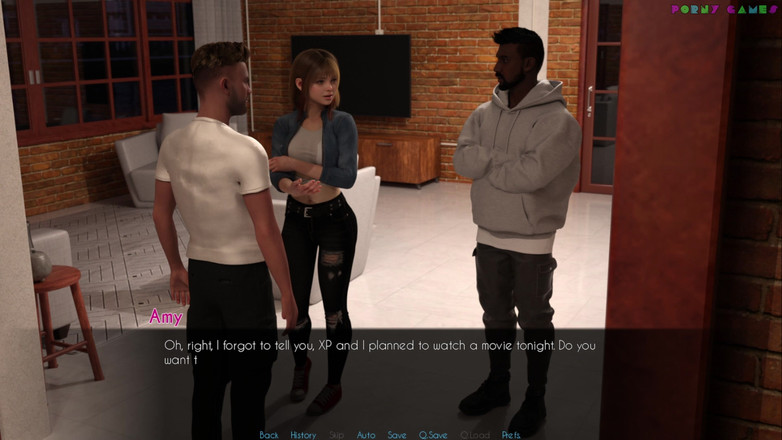 Porny Games: Kebahagiaan selamanya oleh permainan escovic - istri bertemu teman kulit hitamku 1