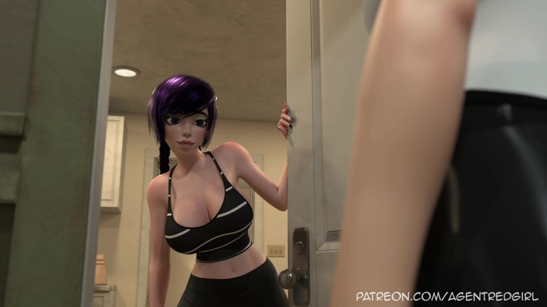 Agent Red Girl: Buck love - futanari auf frau!