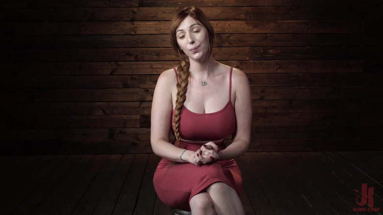 Kink: Lauren Phillips: hulpeloze roodharige in bondage gemaakt om klaar te...