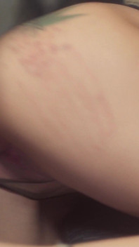 Loving Couple Fuck Hot in Hard Sex Naughty Girlfriend Lays on Bed with Her Butt up Inviting Her Boyfriend for a Hot Fuck