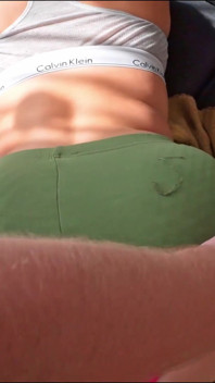 Leggings Are Torn on a Big Ass