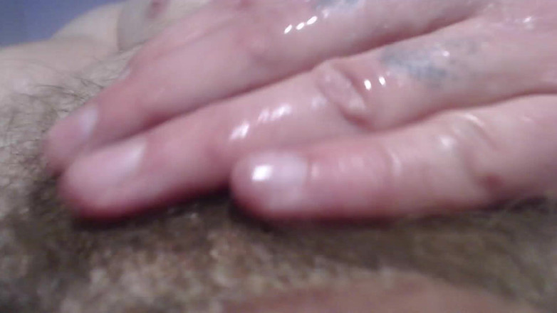 Hunky time: Zakar tebal lurus dan telur berbulu di muka awak - menyembah...