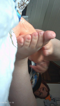 Fetysz stóp Footjob