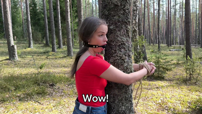 S-Wife Katy: This Slut's Husband Tied Her to a Tree for Cheating,...