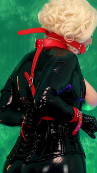 1 Hour Bondage in Latex Compilation Videos - Blonde MILF