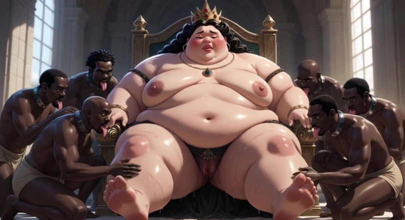 YOUR BEST FANTASY: Massive BBW Mistress Full Body Worship - Slaves Lick Her to...