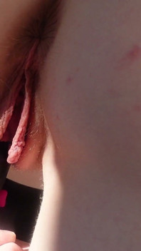 Clitzuiger Vibrator Masturbatie En Orgasme Langs Achteren