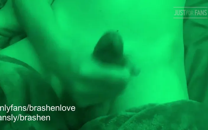 Brashen: Cute Teen Late Night Jerk off Massive Cumshot