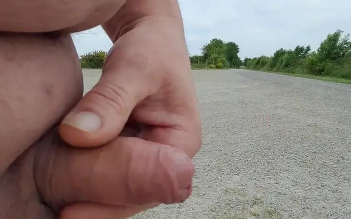 Baby Love: Public Naked, Piss Cum on Road and Anal Insertion