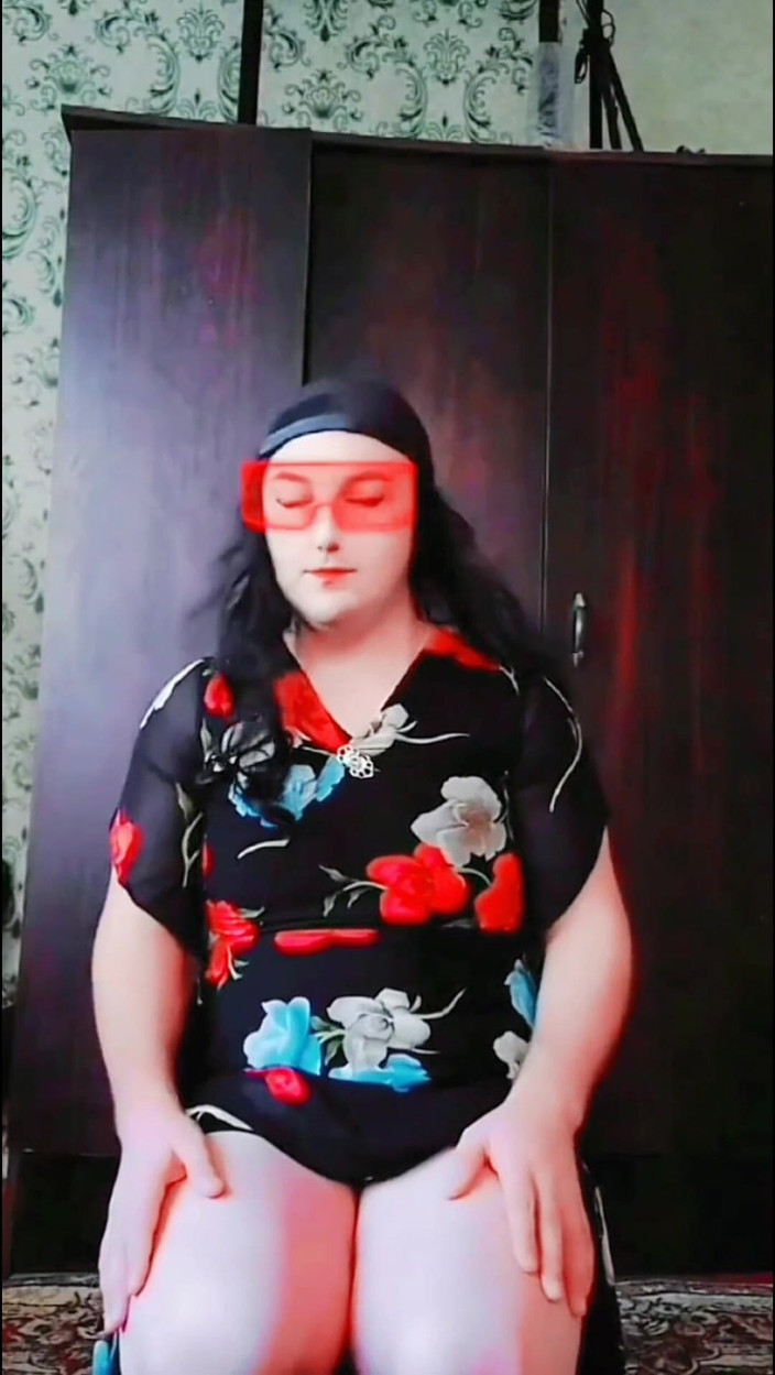 Kitty_Cross: Kluk Přírodní sissy crossdresser lady boy white skin velký zadek...
