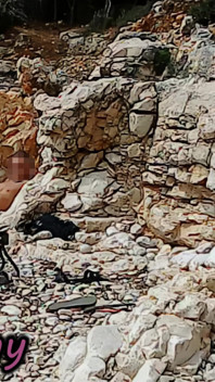 Französischer Lehrer Öffentlicher Blowjob, Fkk-strand, Voyeur-meer - Extremes Abspritzen