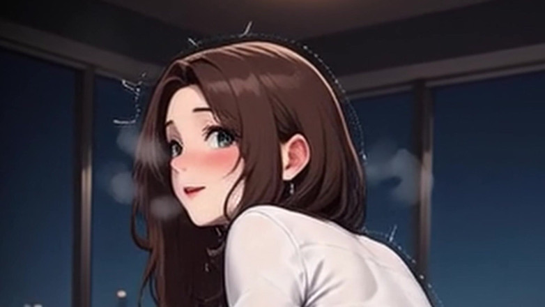 Aiwaifuloops: Waifu sekretri dekhne ka bindu - laal adhovastr aur baalon ki...