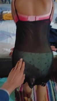 Desi Bhabhi in Sexy Black Lingerie