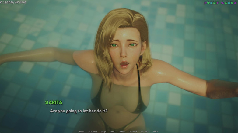 Porny Games: Тіні бажання від Шамандев - ненависник сперми отримує камшот на обличчя, Майлі любить великий чорний член 54
