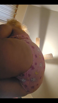 Undressing Into a Cute New Outfit From a Fan