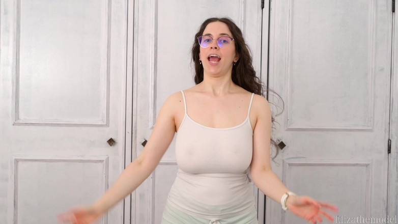 ElizaTheModel: Фантазия соблазняет в спортзале без лифчика