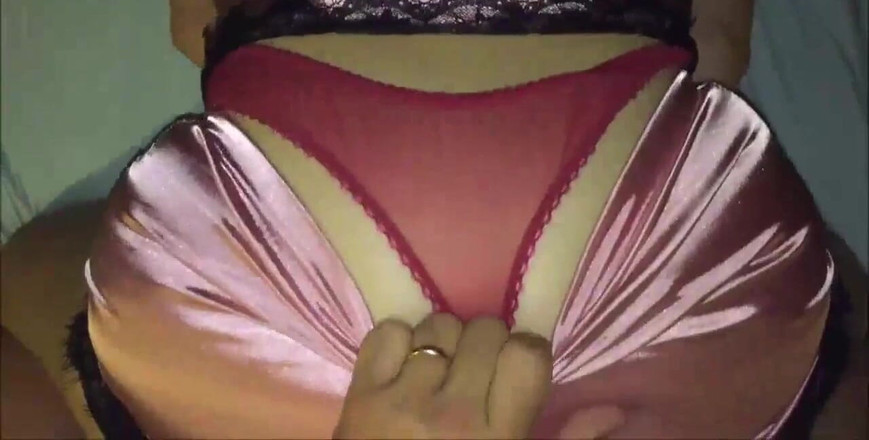 Sexy O2: 1395 - Blond amatorska francuska dziwka, bawełniane stringi i bielizna, Różowy...