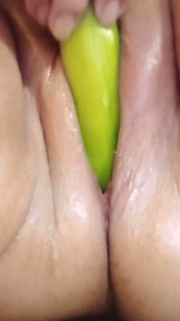 Playing and Enjoying with the Cucumber