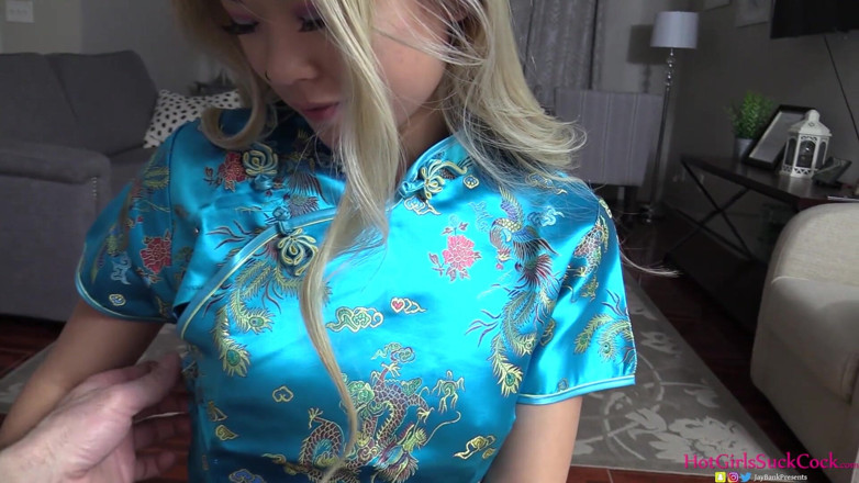 Jay Bank Presents: สาววัยรุ่นจีนเอเชียดูดควยแตกคาface