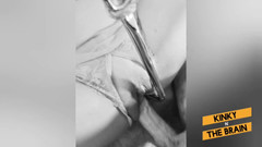 Kinky N the Brain: Svázaná análním hákem v její kundičce a tvrdě ošukaná (bez zvuku)